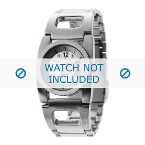 Diesel horlogeband DZ4094 Roestvrij staal (RVS) Zilver 22mm