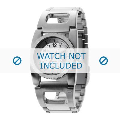 Diesel horlogeband DZ4094 Roestvrij staal (RVS) Zilver 22mm