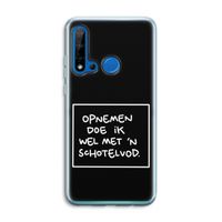 Schotelvod: Huawei P20 Lite (2019) Transparant Hoesje