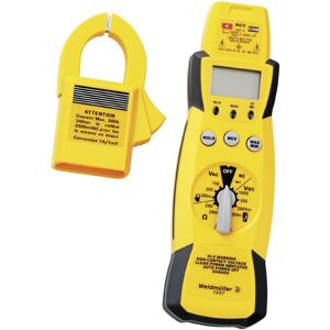 Weidmüller 1037 Stroomtang, Multimeter Digitaal CAT III 1000 V Weergave (counts): 2000