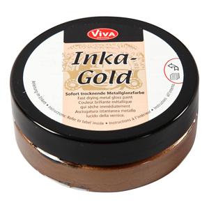 Creativ Company Inka-Gold Glanswax Brown Gold, 50ml