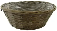 Schaal wilg grijs 30x12 cm Schaal wilg grijs 30x12 cm