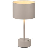 LED Tafellamp - Musterring Loop - 1 Lichtpunt van 5 Watt - Dimbaar - Aanpasbare Lichtkleur - Geheugenfunctie - Nachtlamp - Afstandsbediening - Warm Grijs - Metaal