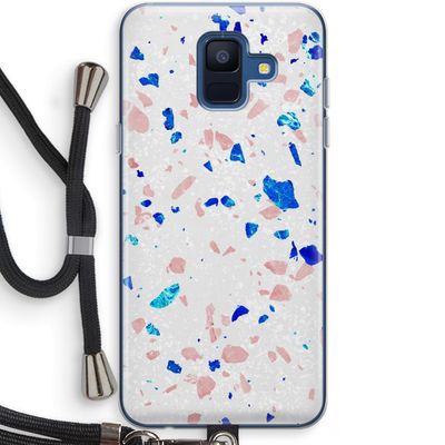 Terrazzo N°6: Samsung Galaxy A6 (2018) Transparant Hoesje met koord