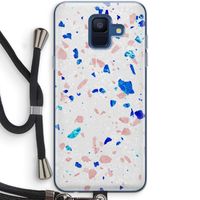 Terrazzo N°6: Samsung Galaxy A6 (2018) Transparant Hoesje met koord