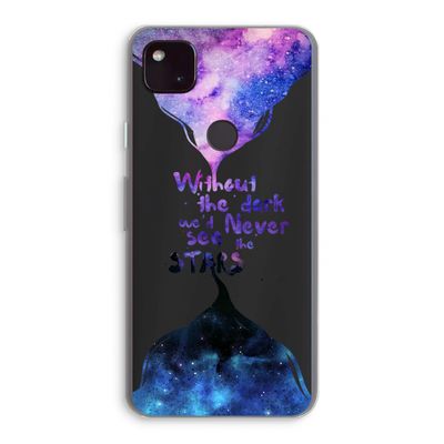 Stars quote: Google Pixel 4a 5G Transparant Hoesje