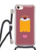 Mono V: iPhone 8 Transparant Hoesje met koord
