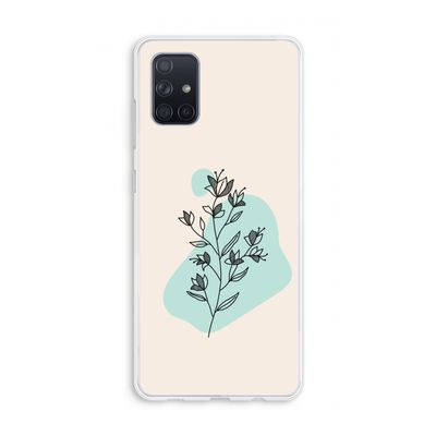 Violets are blue: Galaxy A71 Transparant Hoesje