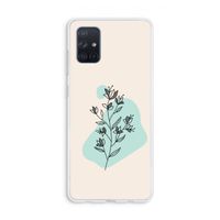 Violets are blue: Galaxy A71 Transparant Hoesje