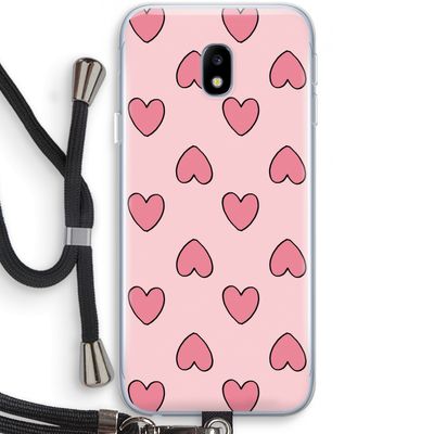 Ondersteboven verliefd: Samsung Galaxy J3 (2017) Transparant Hoesje met koord
