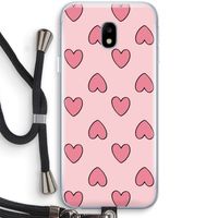 Ondersteboven verliefd: Samsung Galaxy J3 (2017) Transparant Hoesje met koord