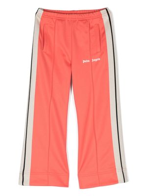 Palm Angels Kids pantalon de jogging à logo imprimé - Orange