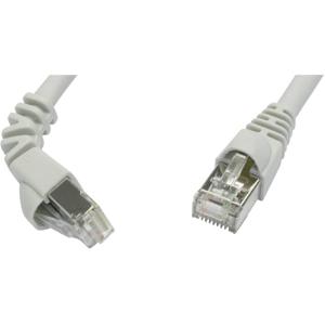 Telegärtner 100008487 RJ45 Netwerkkabel, patchkabel CAT 6A S/FTP 3.00 m Grijs Vlambestendig, Snagless 1 stuk(s)