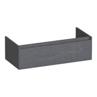 Brauer Hope - Onderkast - 100 cm - met 1 Softclose Lade Greeploos en 1 Sifon Uitsparing - Timber Grey