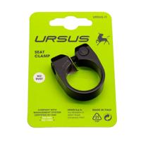 Zadelpenklem Ursus ø31.8 mm aluminium - zwart