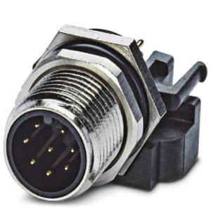 Phoenix Contact 1424017 Sensor/actuator inbouwconnector M12 Aantal polen (sensoren): 8 Stekker, inbouw 10 stuk(s)