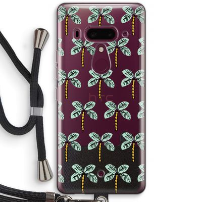 Paradise: HTC U12+ Transparant Hoesje met koord