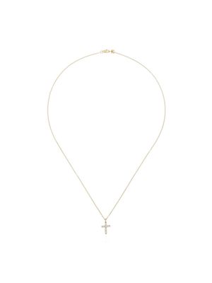 Mateo collier en or 14ct à pendentif en diamant
