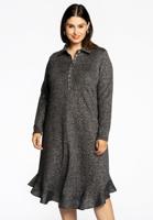 Yoek Jurk polo-kraag LUREX | Zilver | Maat 58/60