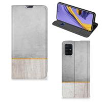 Samsung Galaxy A51 Book | Wallet Case | Wood Concrete