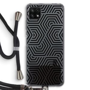 Magic pattern: Samsung Galaxy A22 5G Transparant Hoesje met koord