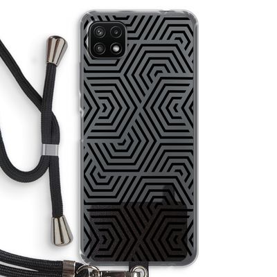 Magic pattern: Samsung Galaxy A22 5G Transparant Hoesje met koord