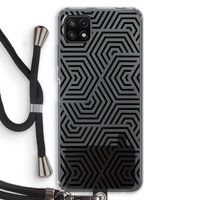 Magic pattern: Samsung Galaxy A22 5G Transparant Hoesje met koord