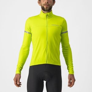 Castelli Fondo 2 lange mouw fietsshirt groen/geel heren S