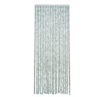 Lichtgrijs polyester stroken vliegen/insecten gordijn 93 x 230 cm Lichtgrijs polyester stroken vliegen/insecten gordijn 93 x 230 cm