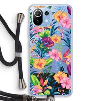 Tropisch 2: Xiaomi Mi 11 Lite Transparant Hoesje met koord
