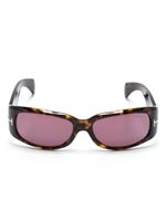 TOM FORD Eyewear lunettes de soleil rectangulaires - Marron - thumbnail