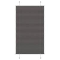 VidaXL Plissé rolgordijn 80x100 cm stofbreedte 79,4 cm polyester zwart
