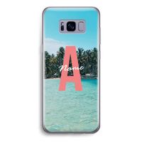 Pacific Dream: Samsung Galaxy S8 Transparant Hoesje