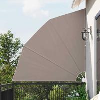 Balkon Privacy Scherm Taupe 210 x 210 cm Stof