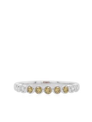 HYT Jewelry bague en or blanc 18ct à diamants - Argent