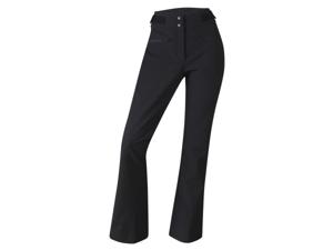 CRIVIT Dames softshell skibroek Glamour (44, Zwart)