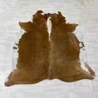 Koeienhuid bruin wit 195x185cm M/L