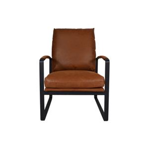 Fauteuil Miami - Cognac/Zwart