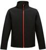 Ragetta RG628 Ablaze Printable Softshell Jacket - Black/Classic Red - XL Ragetta RG628 Ablaze Printable Softshell Jacket - Black/Classic Red - XL