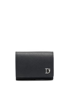 DSQUARED2 portefeuille pliant à plaque logo - Noir