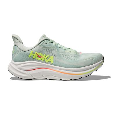 Hoka Clifton 10 hardloopschoenen Sea Glass/Neon Flame dames 40 Hoka Clifton 10 hardloopschoenen Sea Glass/Neon Flame dames 40