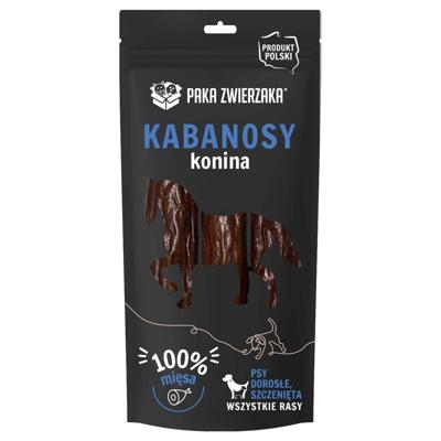 PAKA ZWIERZAKA Sausages Horse - traktatie voor hond - 80g