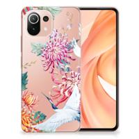 Xiaomi Mi 11 Lite | 11 Lite 5G NE | TPU Hoesje | Bird Flowers