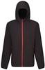 Ragetta RG690 Navigate Hooded Full Zip Fleece - Black/Classic Red - 3XL