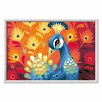 Ravensburger Creart schilderen op nummer - trotse pauw Ravensburger Creart schilderen op nummer - trotse pauw