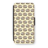 Slapende poes: iPhone 7 Flip Hoesje