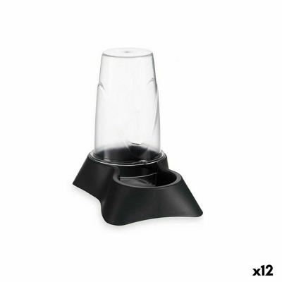 Dierenvoederbak Transparant Antraciet Polypropyleen 650 ml 12,5 x 18 x 19 cm