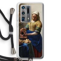 The Milkmaid: Huawei P40 Pro Plus Transparant Hoesje met koord The Milkmaid: Huawei P40 Pro Plus Transparant Hoesje met koord