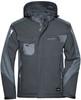 James & Nicholson JN824 Craftsmen Softshell Jacket -STRONG- - Black/Carbon - XS