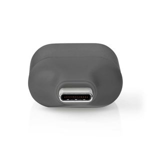 USB Adapter | USB-C© Male | VGA Female | 1080p | Vernikkeld | Grijs | Polybag